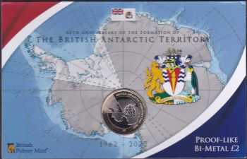 Британские Антарктические территории 2 фунта 2022