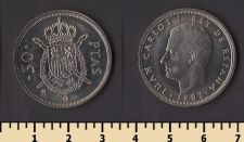 Испания 50 песет 1983