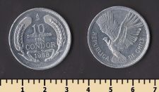 Чили 10 песо - 1 кондор 1958