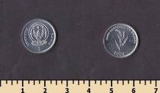 Руанда 1 франк 2003