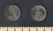 Гвинея 25 франков 1987