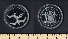 Белиз 50 центов 1974