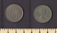 Великобритания 1 шиллинг 1953