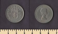 Великобритания 1 шиллинг 1953