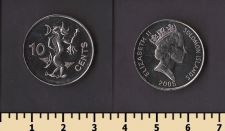 Соломоновы оcтрова 10 центов 2005