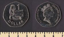 Соломоновы оcтрова 1 доллар 2005