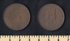 Сейшельские острова 5 центов 1965