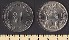 Сингапур 1 доллар 1982