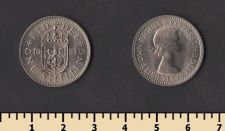 Великобритания 1 шиллинг 1953