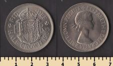 Великобритания 1/2 кроны 1953