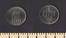 Монголия 100 тугриков 1994