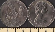 Новая Зеландия 1 доллар 1970