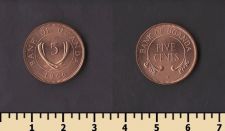 Уганда 5 центов 1966