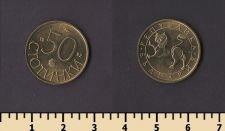 Болгария 50 стотинки 1992