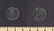 Канада 10 центов 2001