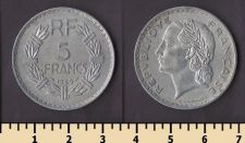 Франция 5 франков 1949