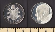Ватикан 500 лир 1979