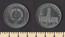 ГДР 5 марок 1987