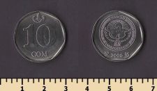 Киргизия 10 сом 2009