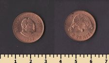 Тонга 2 сенити 1968