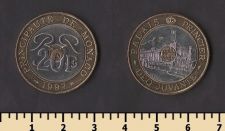 Монако 20 франков 1997
