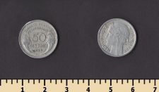 Франция 50 сентимов 1947