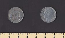 Франция 50 сентимов 1947