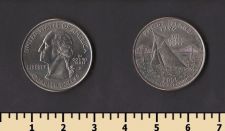 США 25 центов 2001