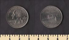 США 25 центов 2001