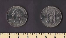 США 25 центов 2001