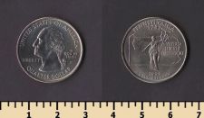 США 25 центов 1999