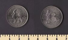 США 25 центов 2000