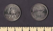 США 25 центов 2001