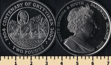 Южная Георгия и Южные Сандвичевы острова 2 фунта 2004