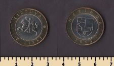 Литва 2 лита 2012