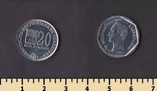 Венесуэла 20 боливар 2002