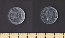 Венесуэла 20 боливар 2002