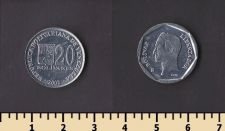 Венесуэла 20 боливар 2002