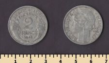 Франция 2 франка 1948
