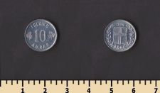 Исландия 10 аурар 1974