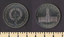ГДР 5 марок 1987