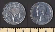 Французский Сомалиленд 5 франков 1959