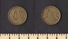 Германия 10 пфеннигов 1935