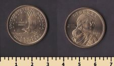 США 1 доллар 2001