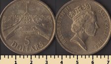 Австралия 5 долларов 1988