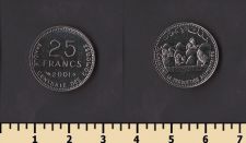 Коморские острова 25 франков 2001