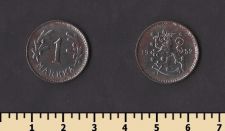 Финляндия 1 марка 1952