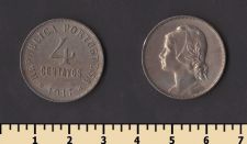 Португалия 4 сентаво 1917