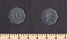 Восточно-Карибские штаты 1 цент 1995