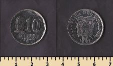 Эквадор 10 сукре 1991